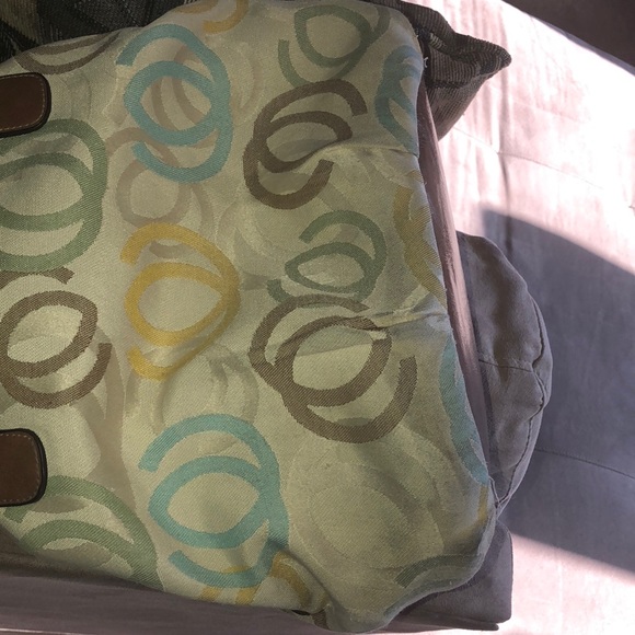 Cream colored minicci bag with brown straps - Picture 5 of 6